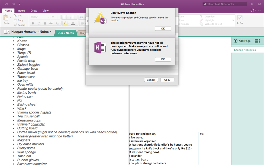 Onenote Notebook Not Syncing- Accidentally deleted root file off of ...