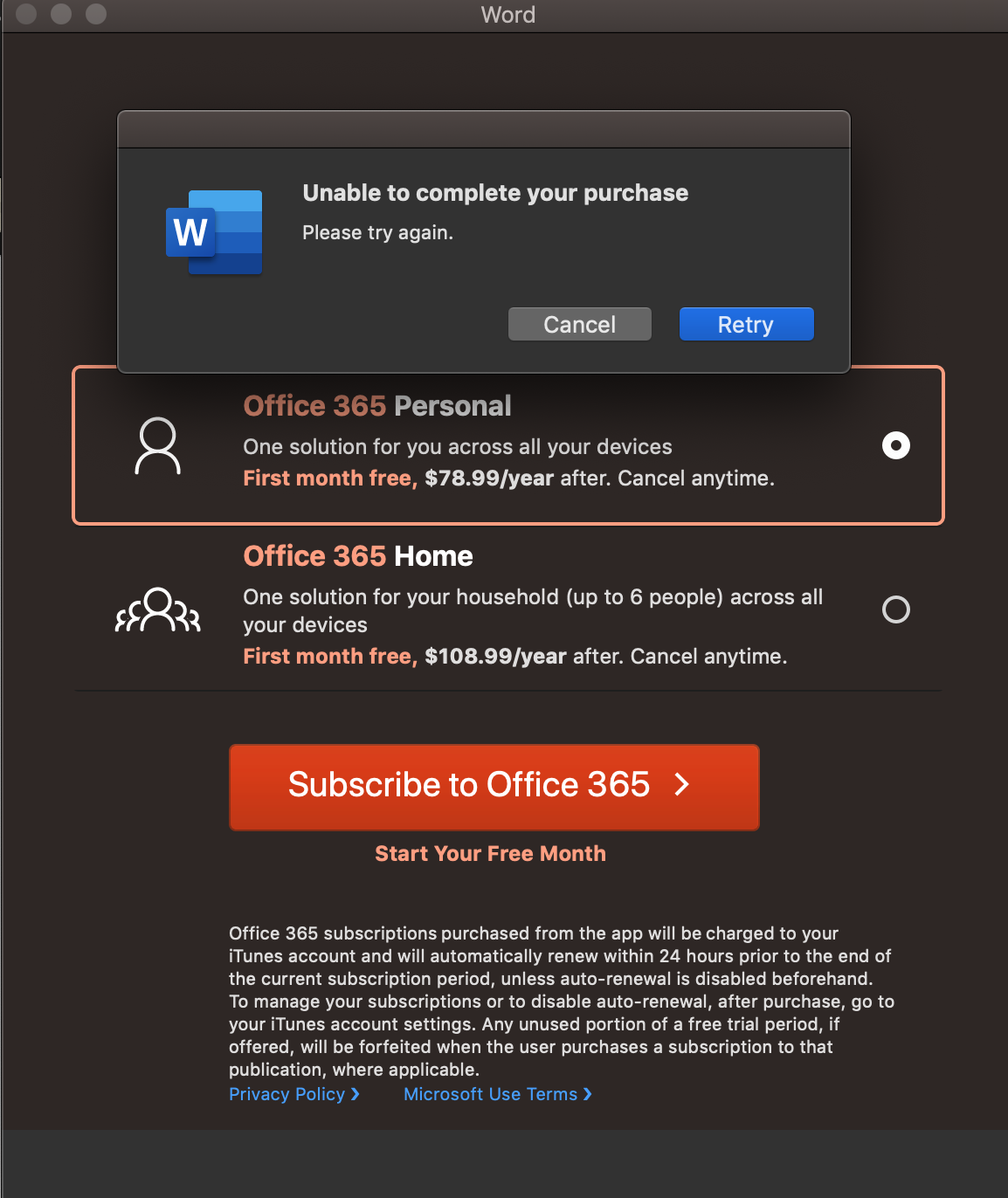not recognizing my Office 365 subscription - Microsoft Q&A