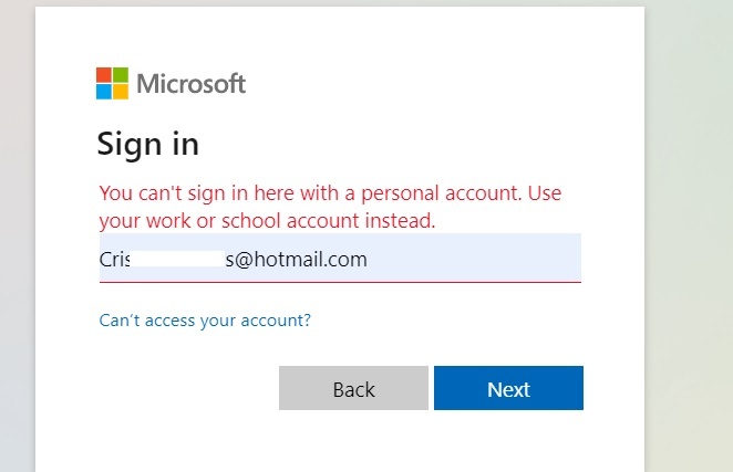 Can not login in to Microsoft 365 Admin Center - Microsoft Q&A