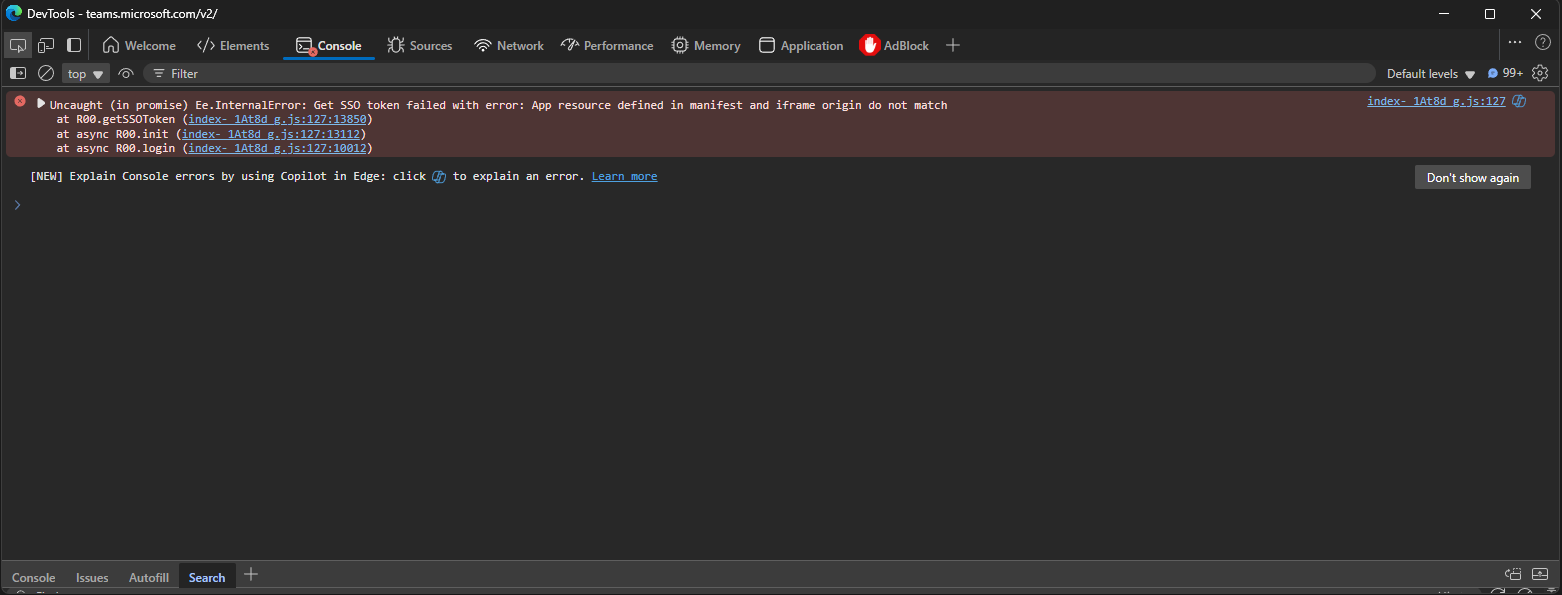 Combine teams tab app with bot app in manifest and authentication ...