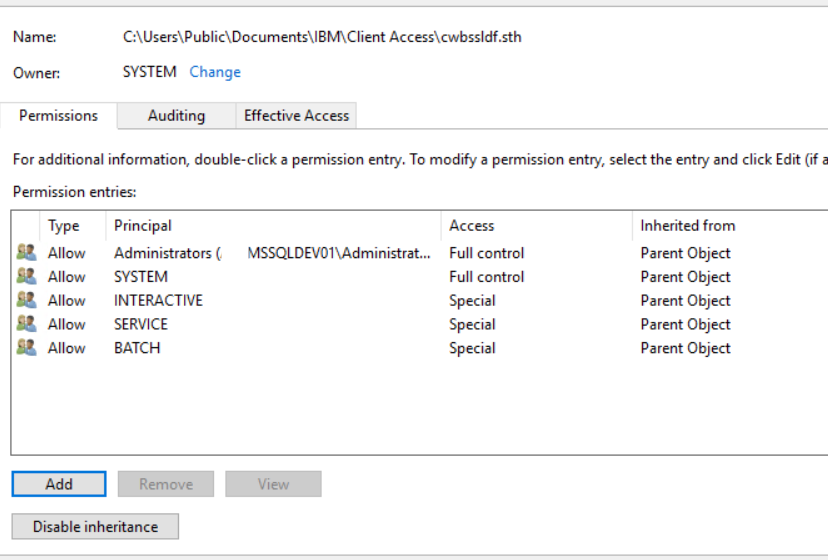 Proxy User Unable to Access Server's ODBC Connections Without Local ...