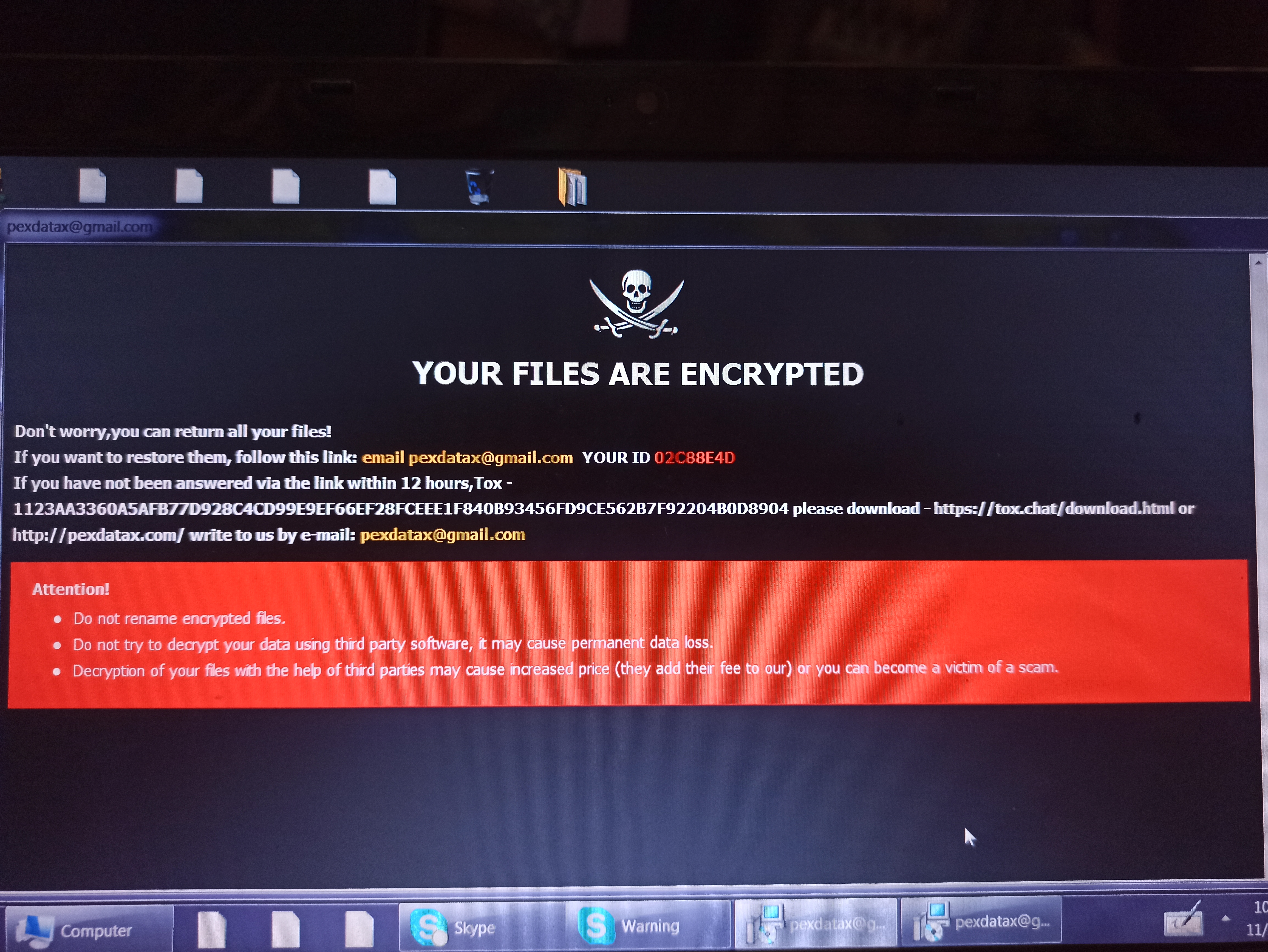 My Windows 7 got attacked by a ransomware - Microsoft Q&A