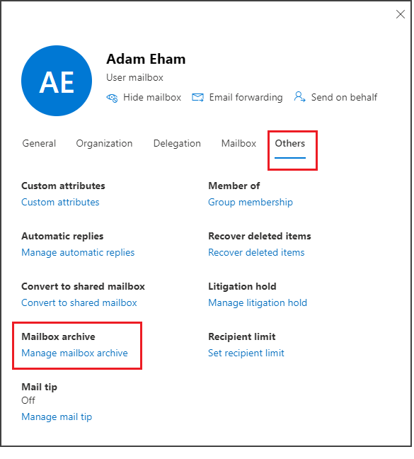 my user mailbox is full need to setup archive - Microsoft Q&A