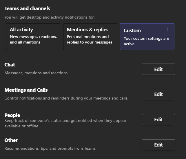 Where have the Approvals notification edit options gone? - Microsoft Q&A