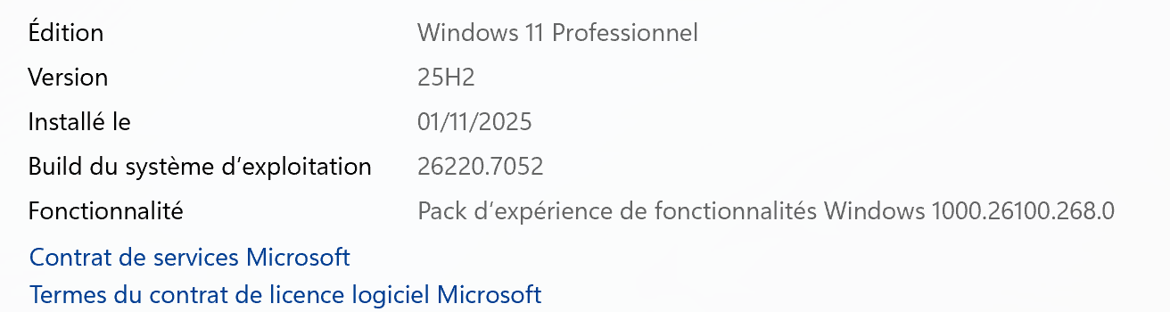 W11 25H2 Canal BETA 26220.7052