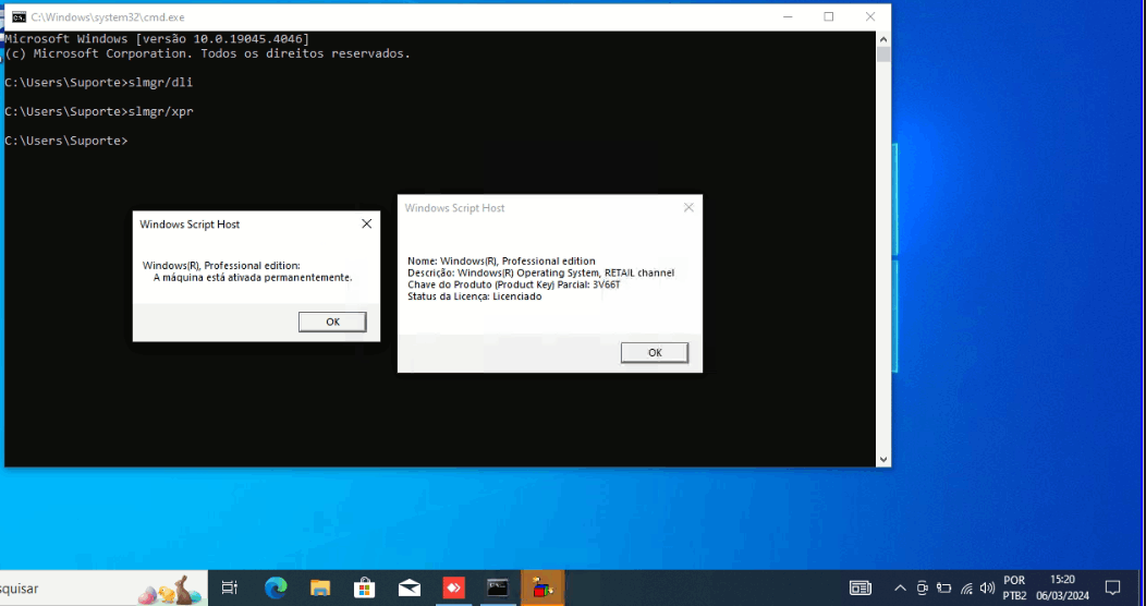3V66T é uma licença de Windows Pro original? - Microsoft Q&A