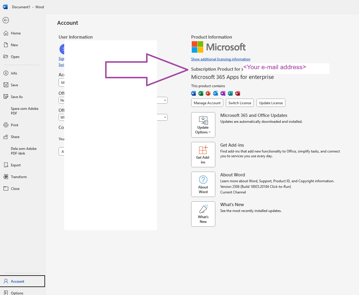 Access to my current Microsoft 365 without new subscription activation ...