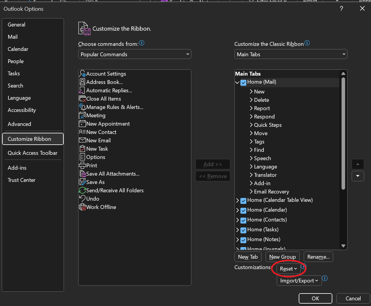 Activate Delete in the ribbon - Microsoft Q&A