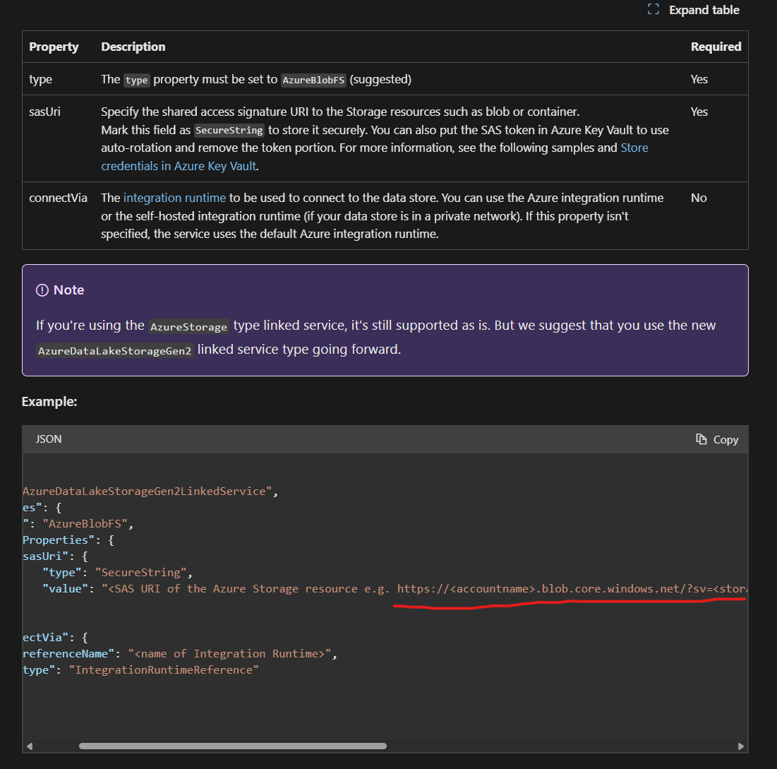 How do I set up an ADLS Gen 2 Linked Service in Azure Data Factory with ...