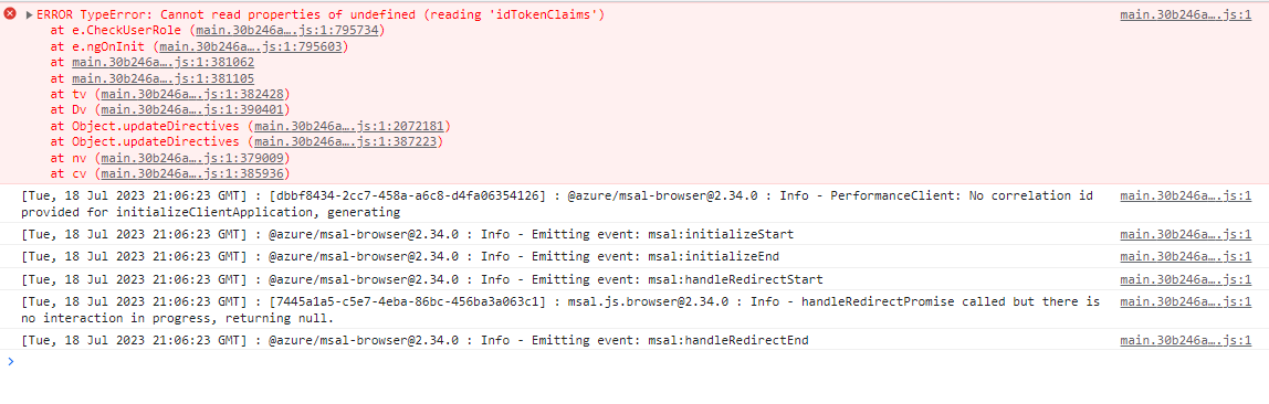 unable to read token on the production server - Microsoft Q&A