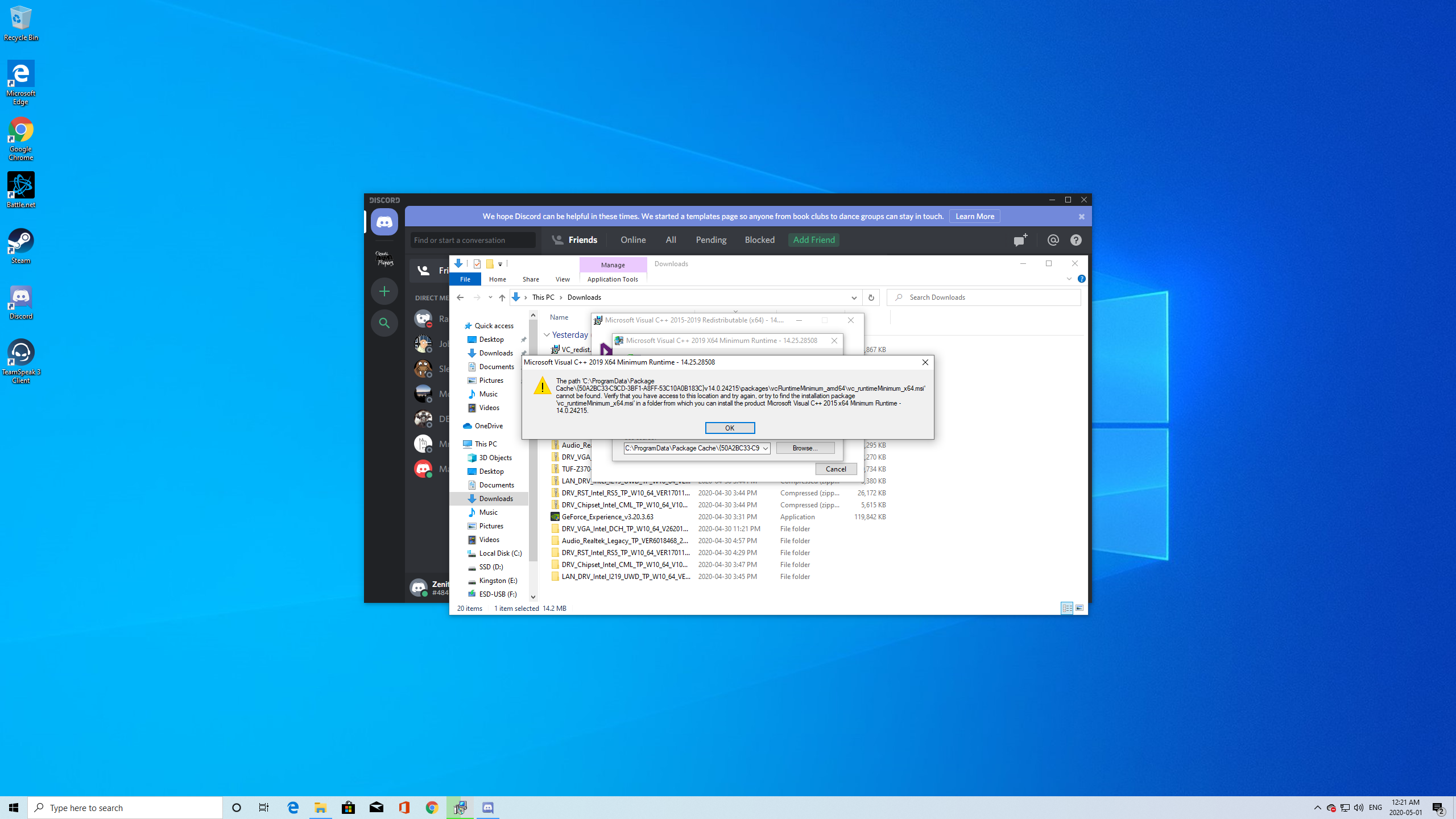Windows Installer problem Error error: 0x80070641 - Microsoft Q&A