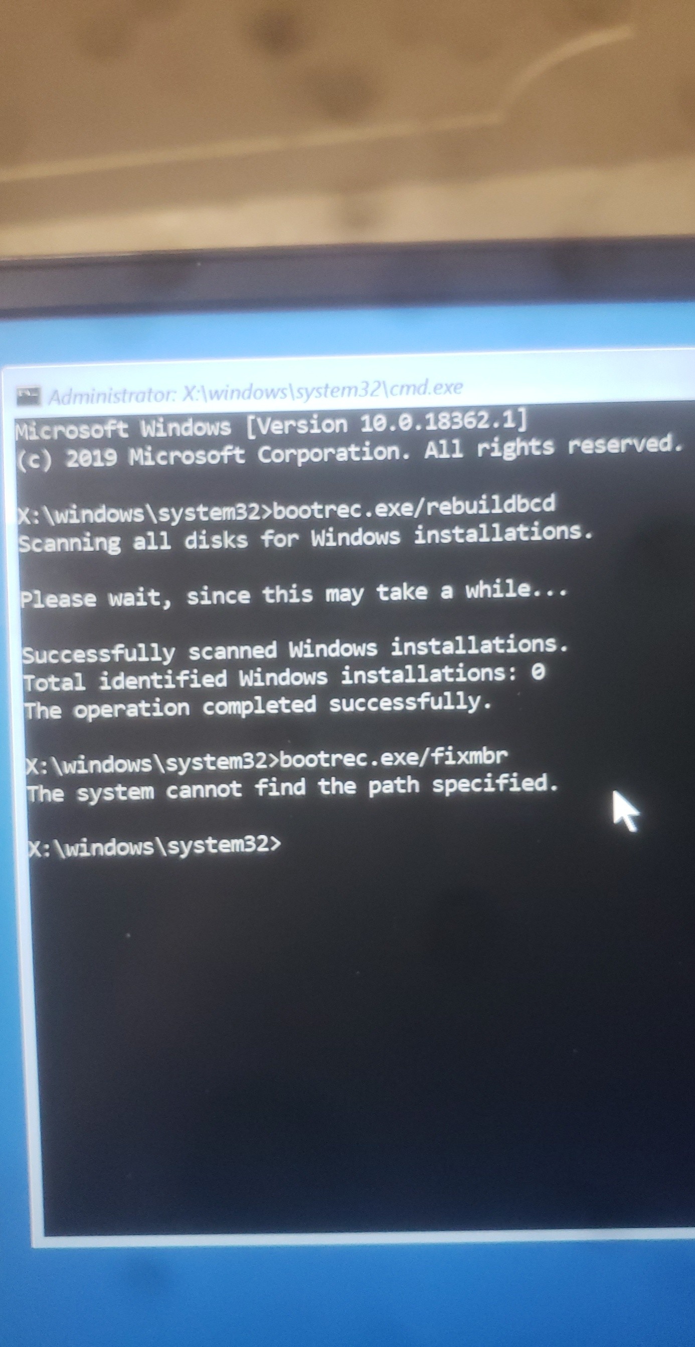 Startup Repair Failed - Microsoft Q&A