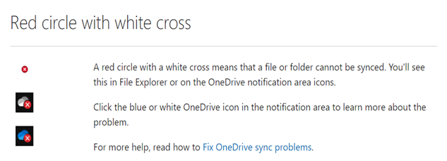 OneDrive Icon error message - Microsoft Q&A