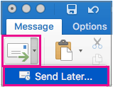 Delay or Schedule Sending Email in Outlook on Mac - Microsoft Q&A