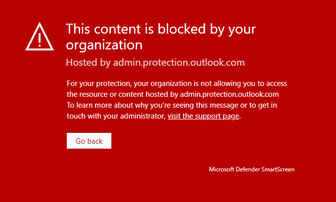 Defender for Business blocks viewing Exchange message trace ...