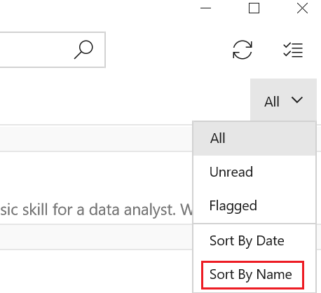 Sorting Emails by Sender - Microsoft Q&A