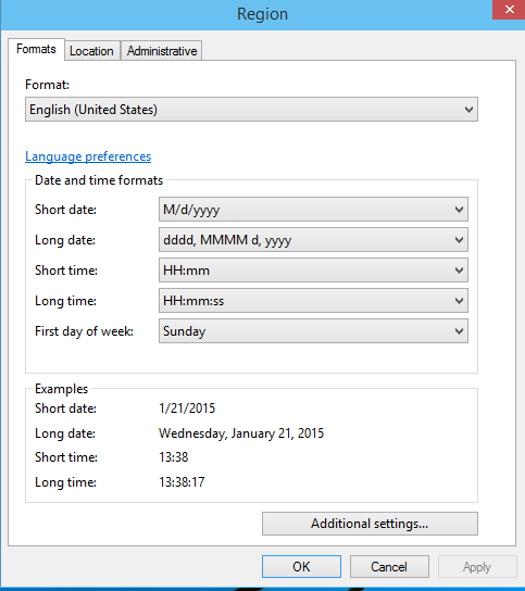 WINDOWS 8.1 CLOCK SETTING set a 24 hour clock - Microsoft Q&A