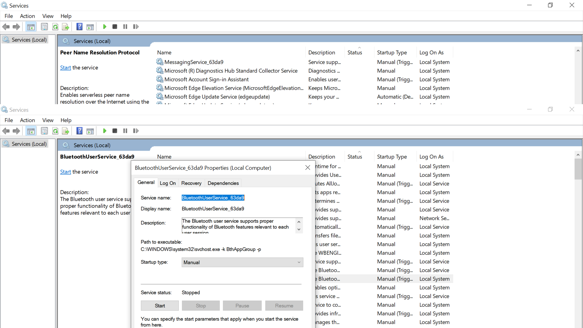 Need more assistance with services - Microsoft Q&A