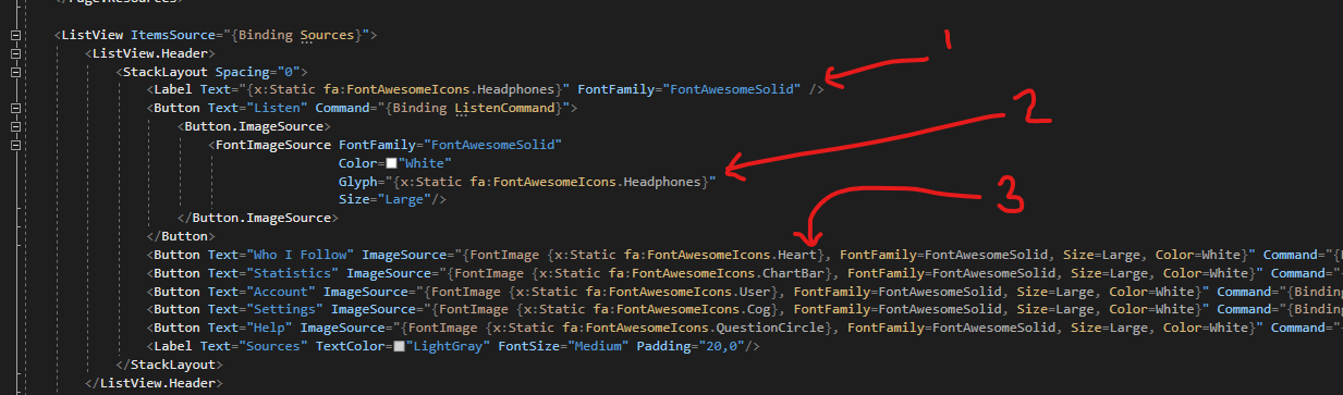 FontImageSource not working on macOS with custom font (FontAwesome ...