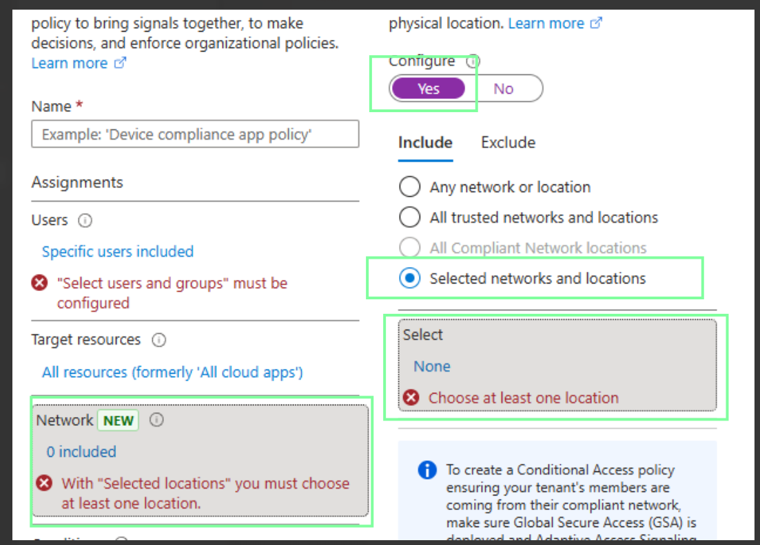 How to restrict user access by location - Microsoft Q&A
