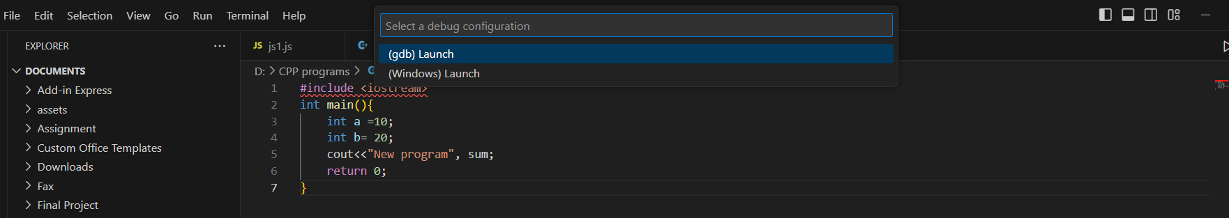 gdb launch error