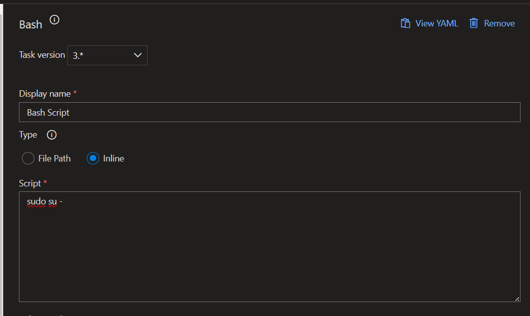 sudo su - command on Pipelines