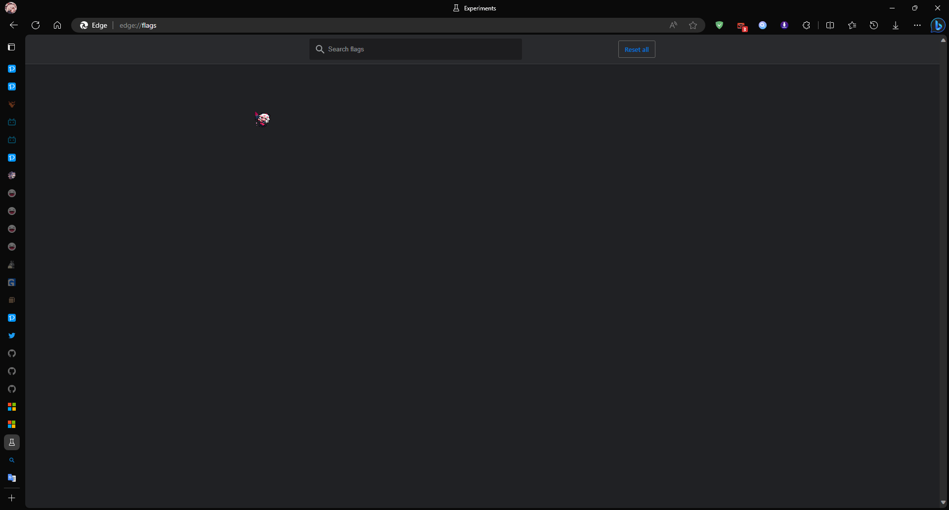 edge://flags/ on Edge Dev not showing any feature. - Microsoft Q&A