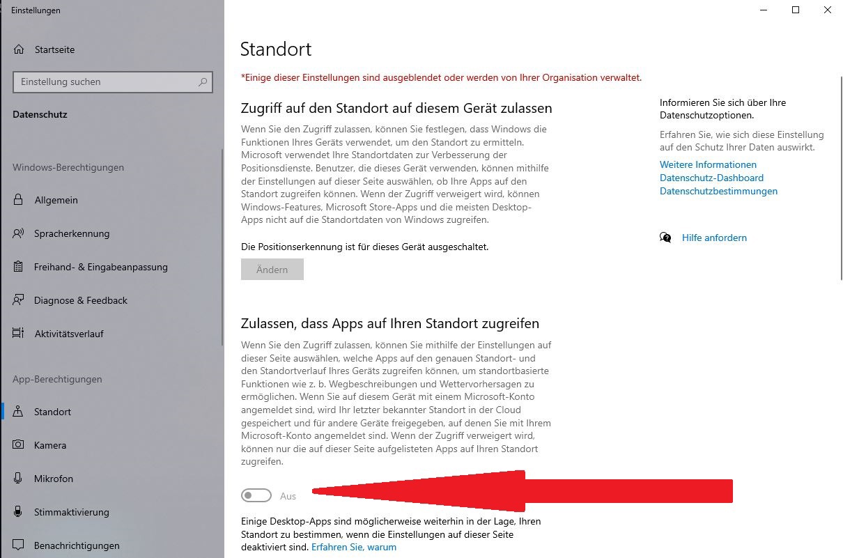 Windwos Standort - 4