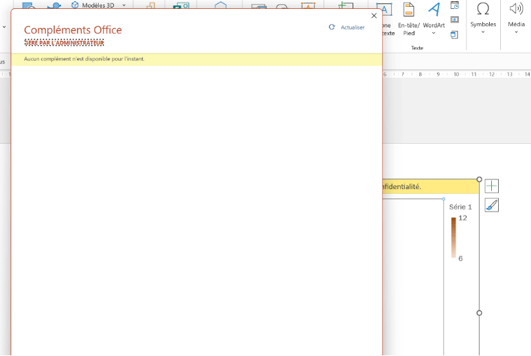 Powerpoint 365 / Insert Map / 