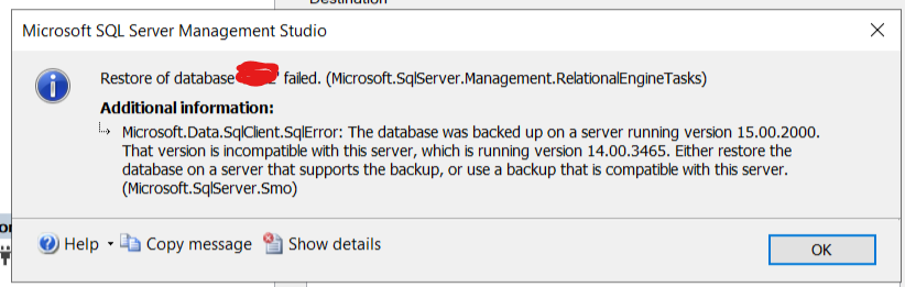 SQL Server Error