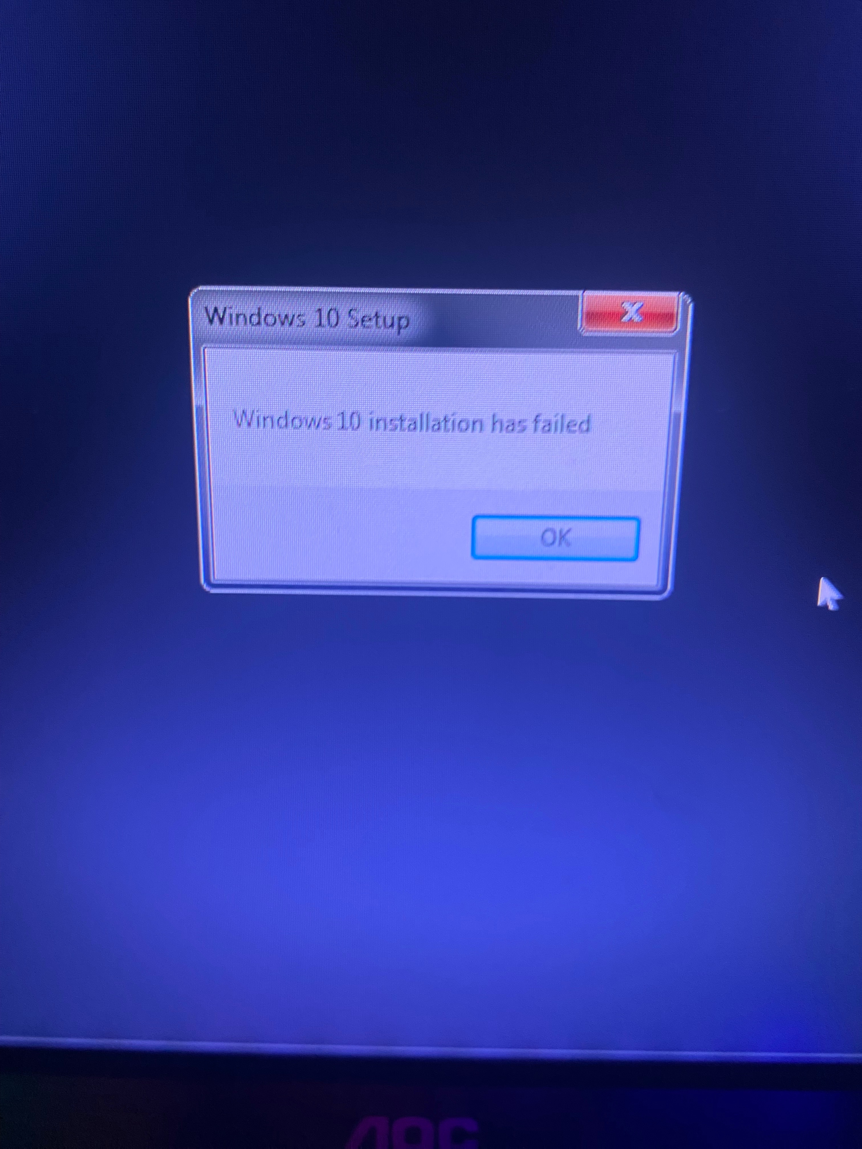 Why im having trouble upgrading my windows? - Microsoft Q&A
