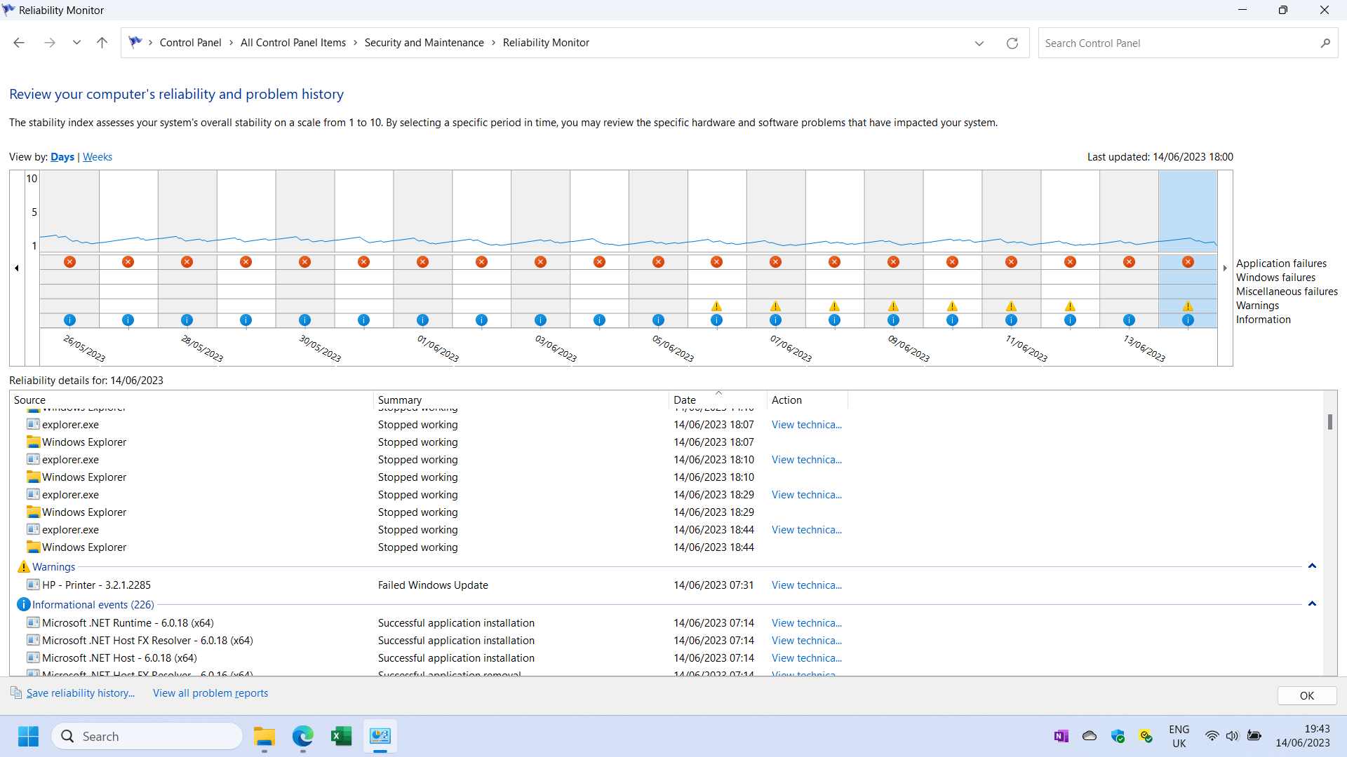 explorer and windows explorer app crashes many times - Microsoft Q&A