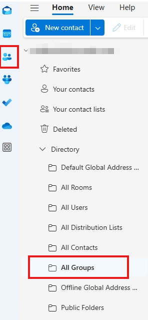How do you get a contact list to show when it can be found by search ...