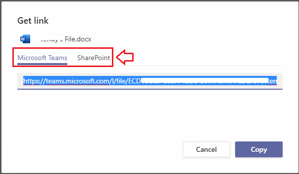 SharePoint file link v Teams file link in MS Teams - Microsoft Q&A