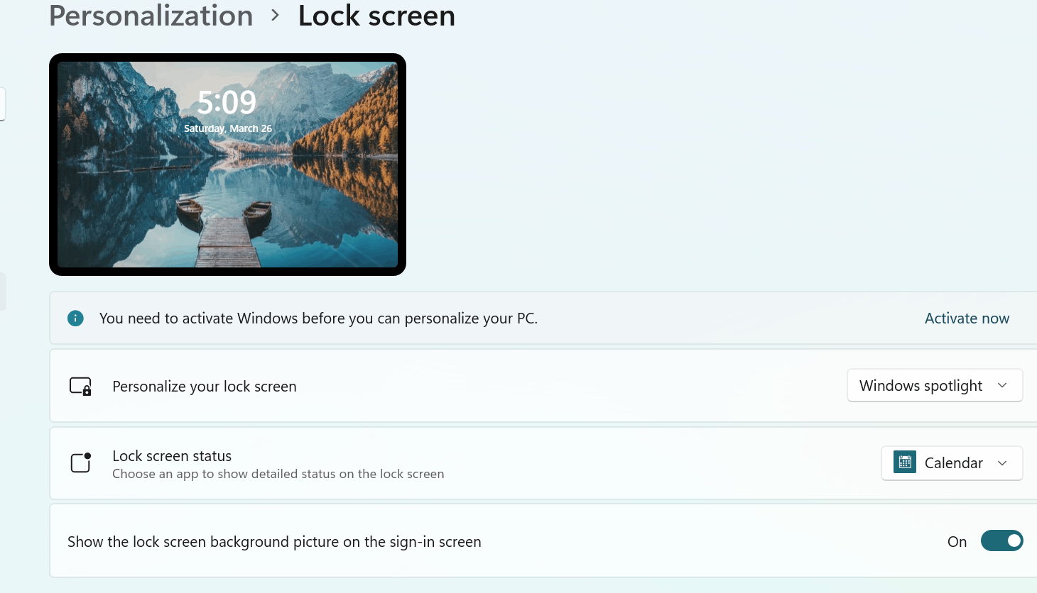 Windows 11 - Lock Screen quick status apps - not working! - Microsoft Q&A
