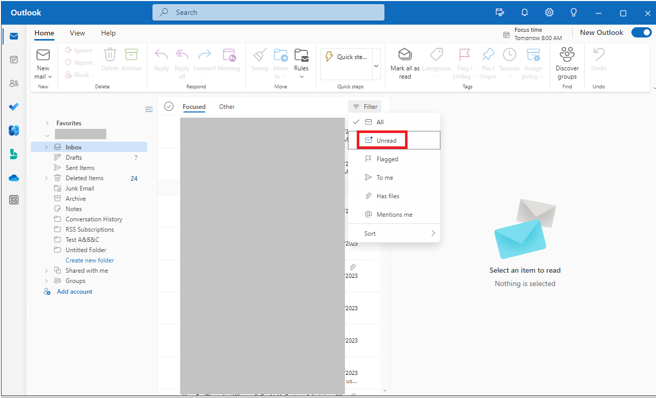 how-to-mark-all-emails-as-read-outlook