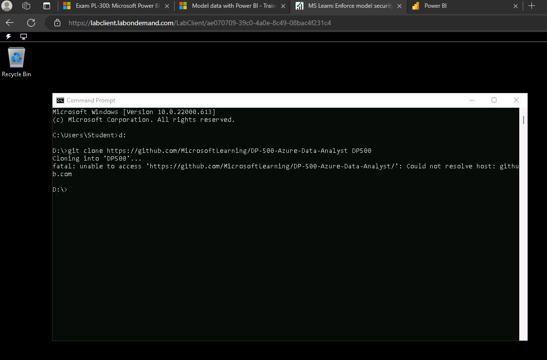 can't download the files in order to proceed with Enforce Model ...