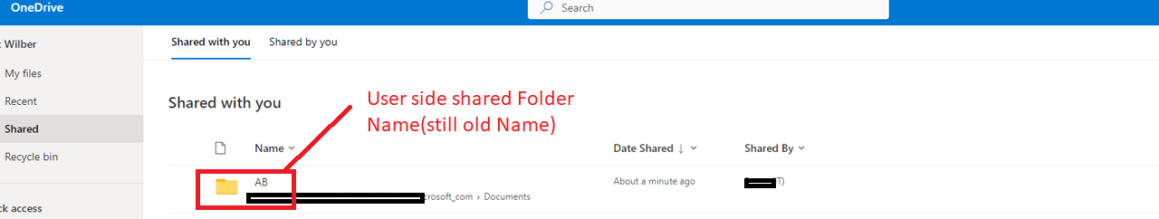 How do I change a shared file name in OneDrive for business ...