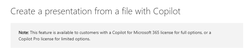 No able to use files with co-pilot - Microsoft Q&A