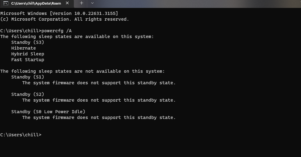 how do i enable modern standby - Microsoft Q&A
