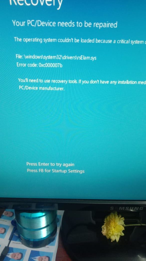Blue screen error - Microsoft Q&A