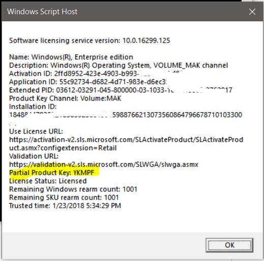 How do I know if a windows 10 product key is unused? - Microsoft Q&A
