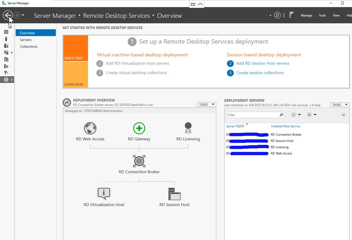 Server 2022 remote desktop licensing issue with rd licensing diagnoser
