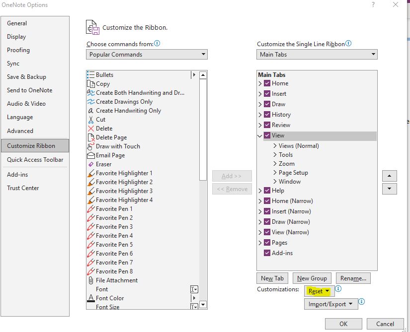 Tabs in one note are MASSIVE in size. How do I fix this? - Microsoft Q&A