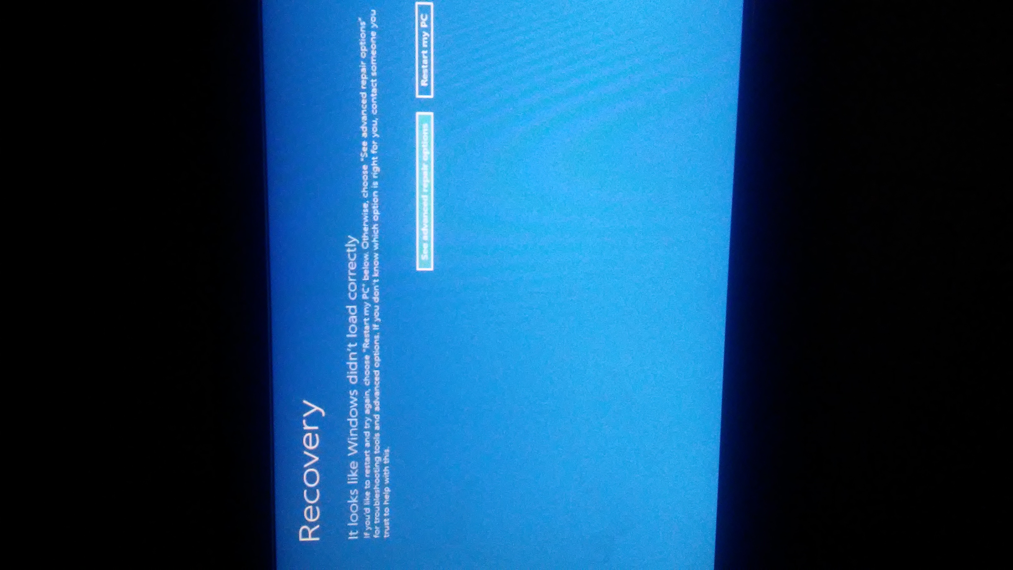 Trying to boot into recovery mode - Microsoft Q&A