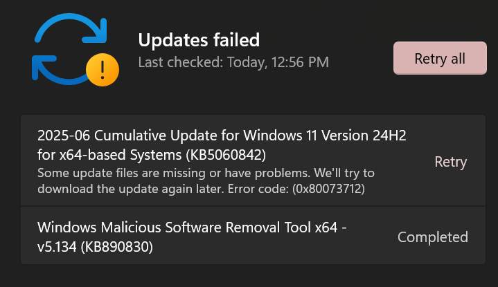 №35、Win11(24H2),i5,GTX745,M8G,SSD Windows 11 Version 24H2 for x64-based Systems (KB5063878