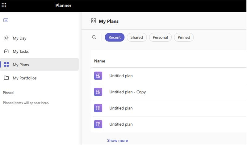 MS Planner new update: I am not able to see three dots(ellipsis) in My ...