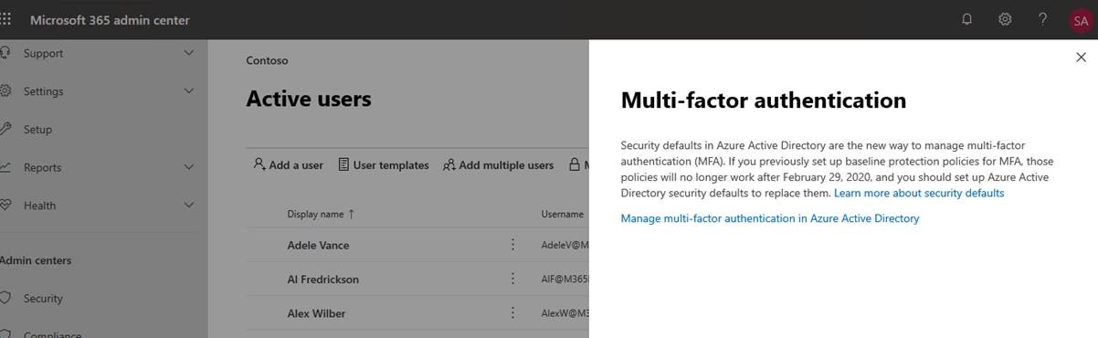 Unable to access Office365 MFA menu/area anymore - Microsoft Q&A