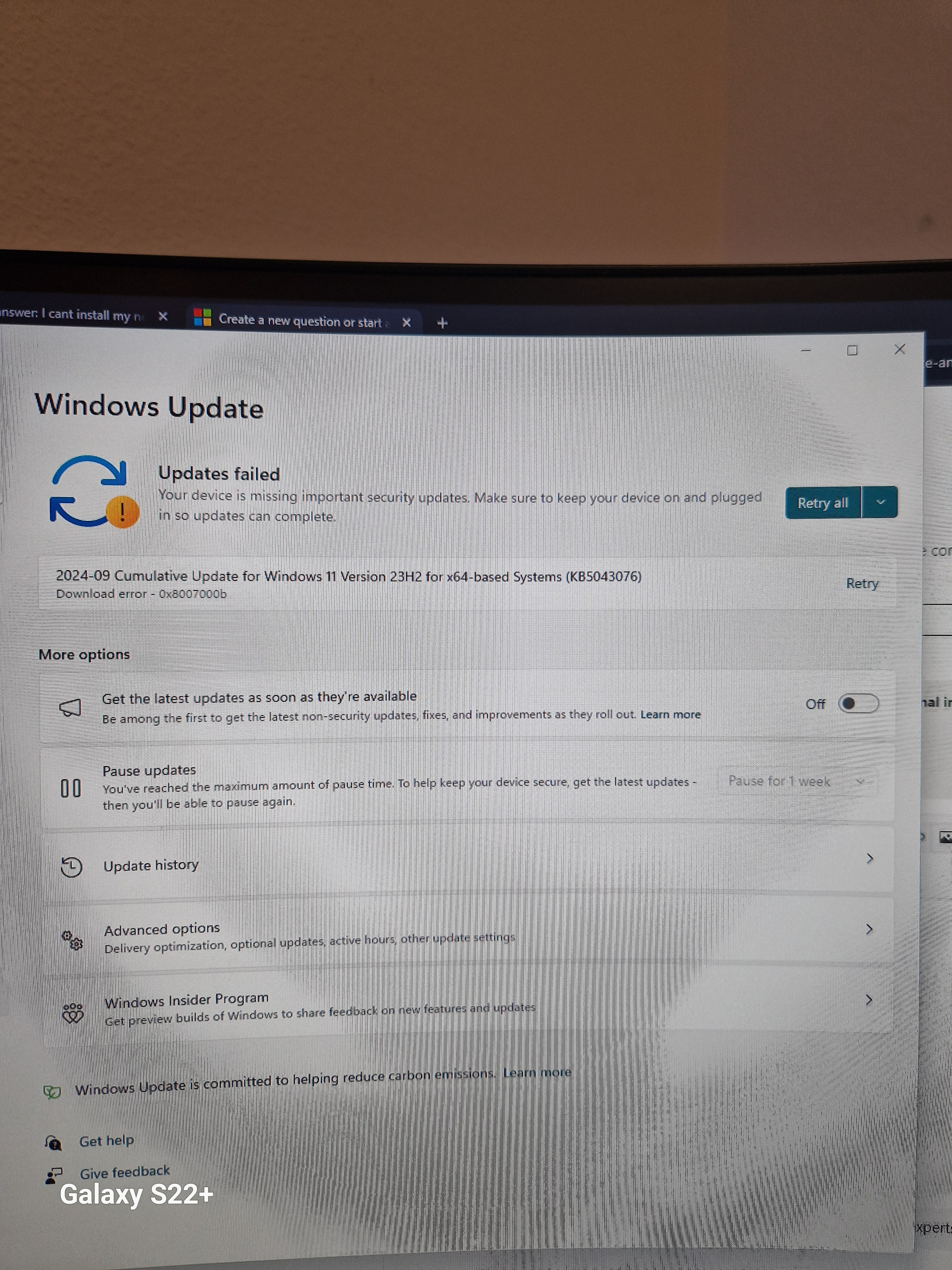 I cant install the newest update and cant launch any games. - Microsoft Q&A