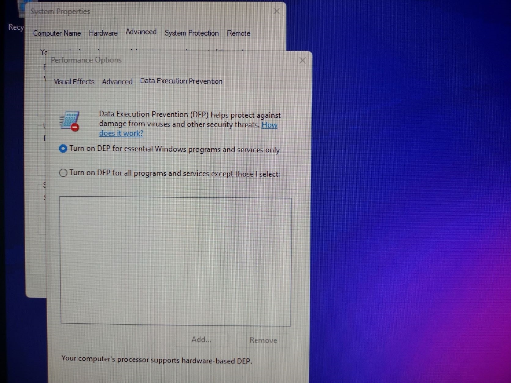 Standard Hardware Security Not Supported - Microsoft Q&A